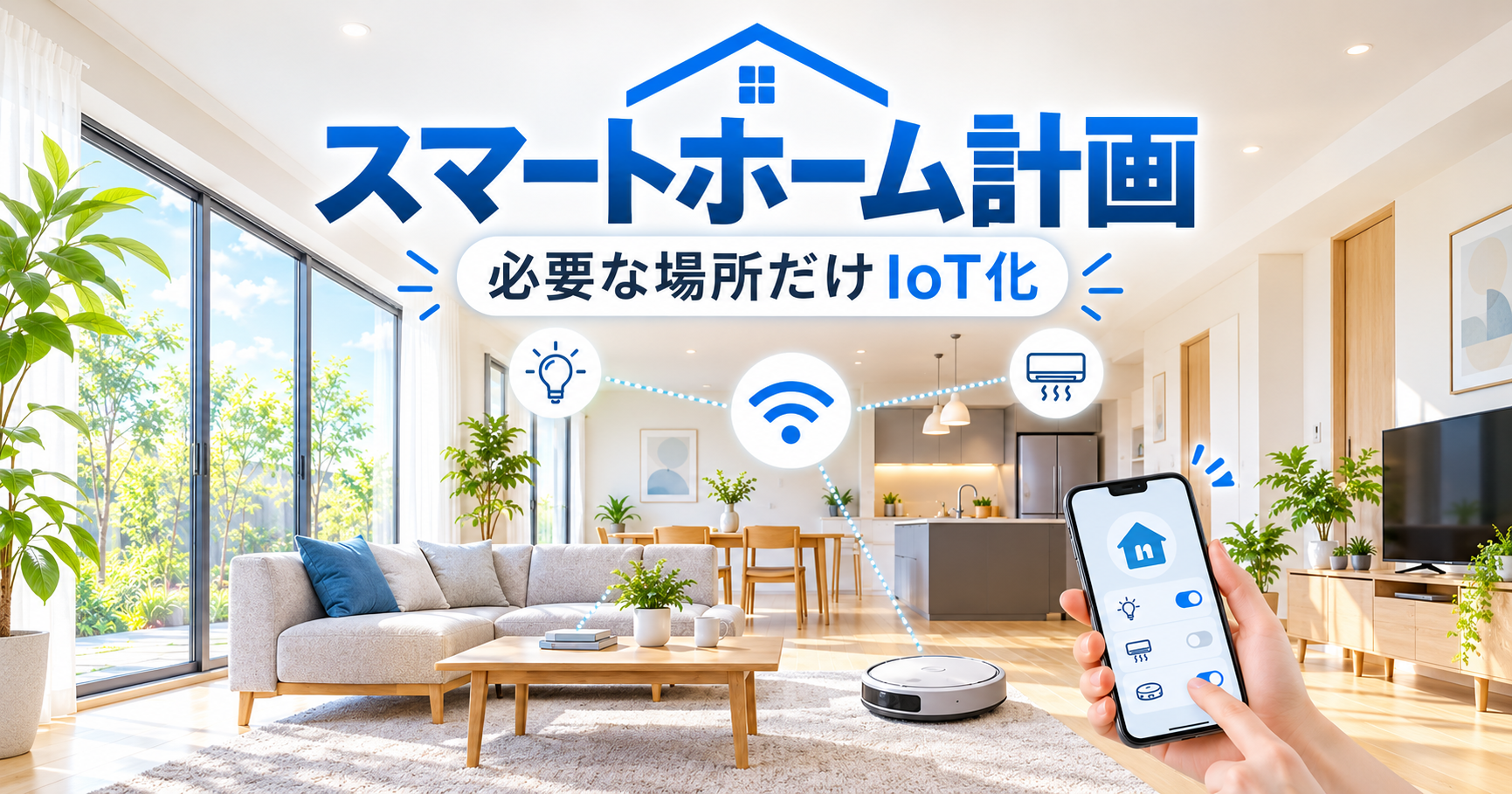 注文住宅のスマートホーム計画｜リンクプラスで照明を音声操作、IoTは必要な場所だけ